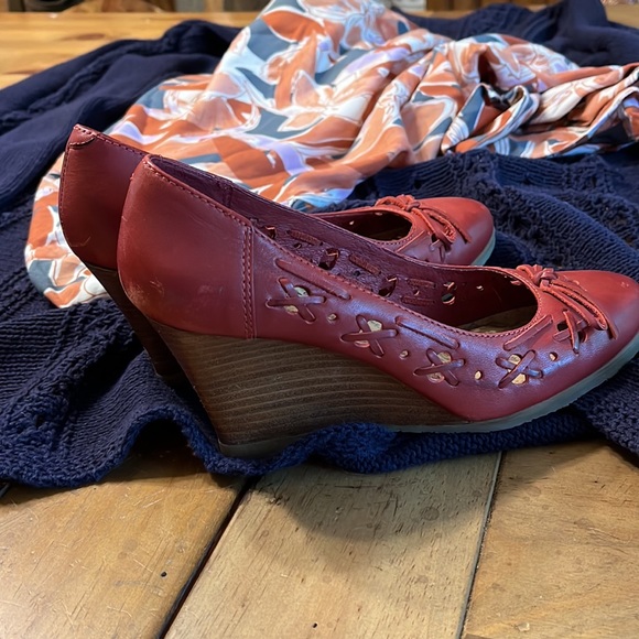 Seychelles leather wedges🧡 - Picture 6 of 8